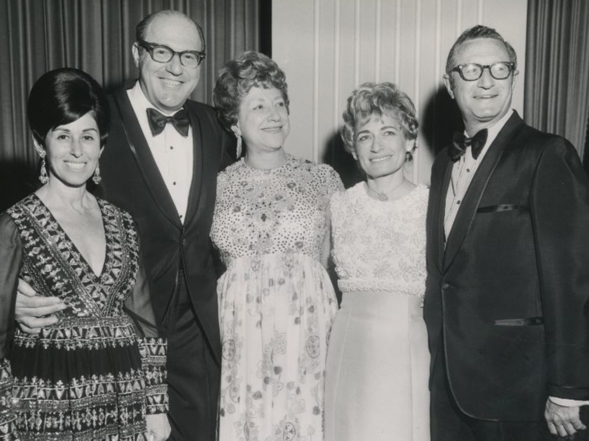 Edith and Eric Flagg, Lee Graff and friends at the Regal Ball