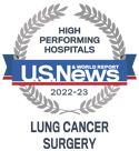 City of Hope is ranked among the High Performing Hospitals for Lung Cancer Surgery by U.S. News & World Report 2022-23