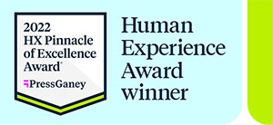 Press Ganey Human Experience Pinnacle of Excellence Award