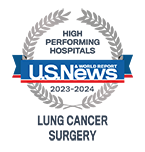 City of Hope is ranked among the Highest Performing Hospitals for Lung Cancer Surgery by U.S. News & World Report 2023-24