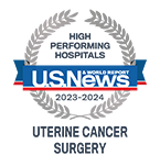 City of Hope is ranked among the Highest Performing Hospitals in Uterine Cancer Surgery by U.S. News & World Report 2023-24