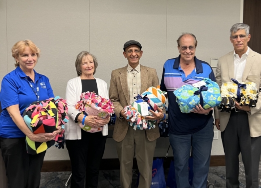 City of Hope Orange County grateful patients receive gifts of thanks from Rotary Club