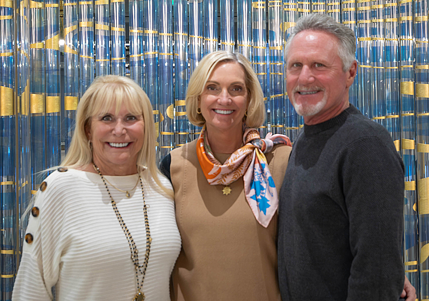 Donna and Kurt Sabatasso with Annette M. Walker, President of City of Hope Orange County