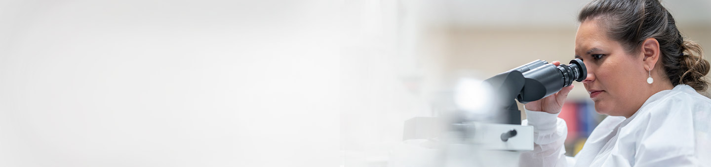 Scientist studying in laboratory 