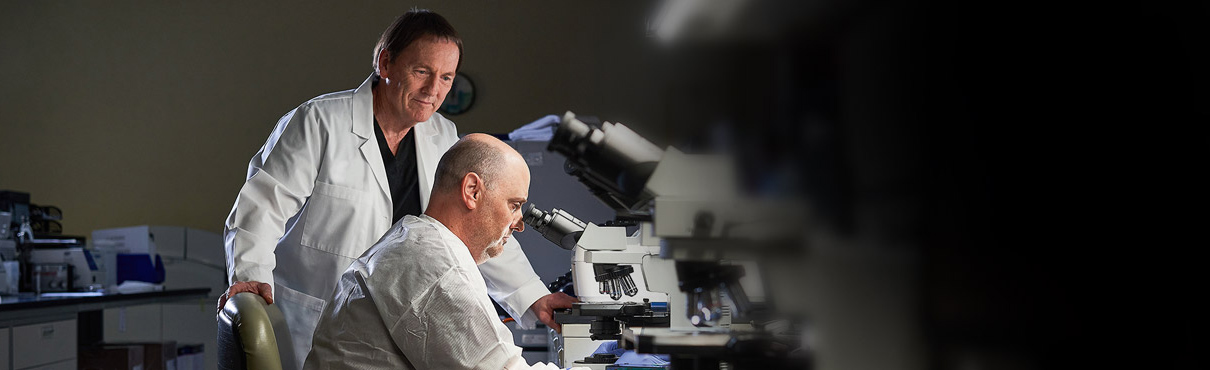 Scientist working in a laboratory