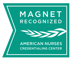 Magnet Recognized - American Nurses Credentialing Center badge