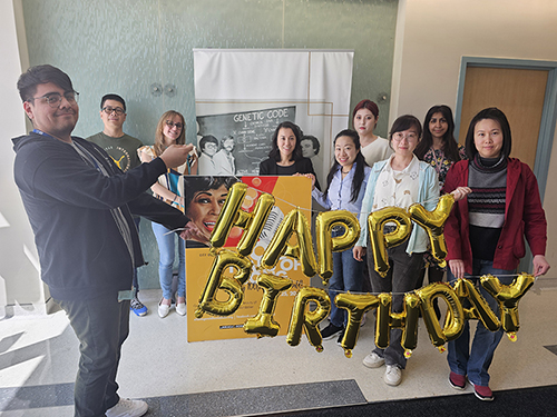 Ella Fitzgerald, Happy Birthday party at Chen Lab