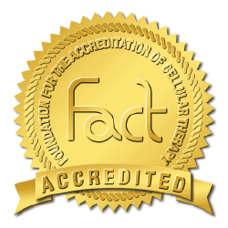 Foundation for the Accreditation of Cellular Therapy (FACT) accreditation logo