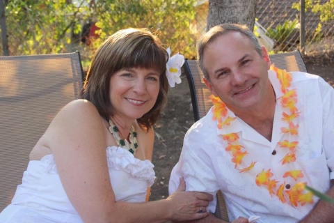 Marion Maher and her husband