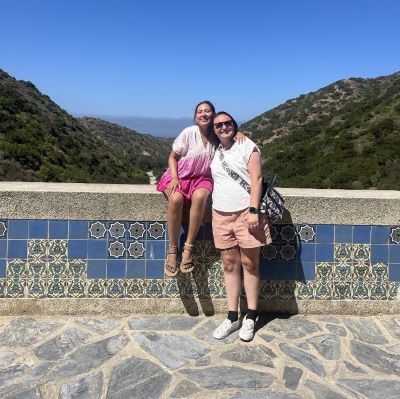 Camila and Hannah in Catalina