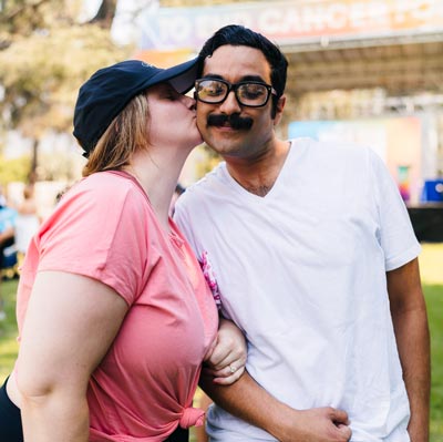 Mark Martinez and Angie Attanasio at Walk for Hope