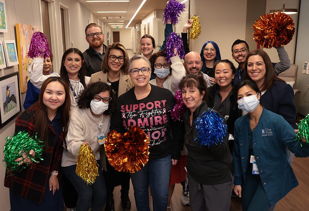 Barbara Greenwell and Orange County Team Celebrate Breast Diagnosis