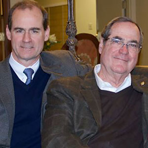 David J. Winchester, M.D., F.A.C.S. and his father, David P. Winchester, M.D., F.A.C.S.