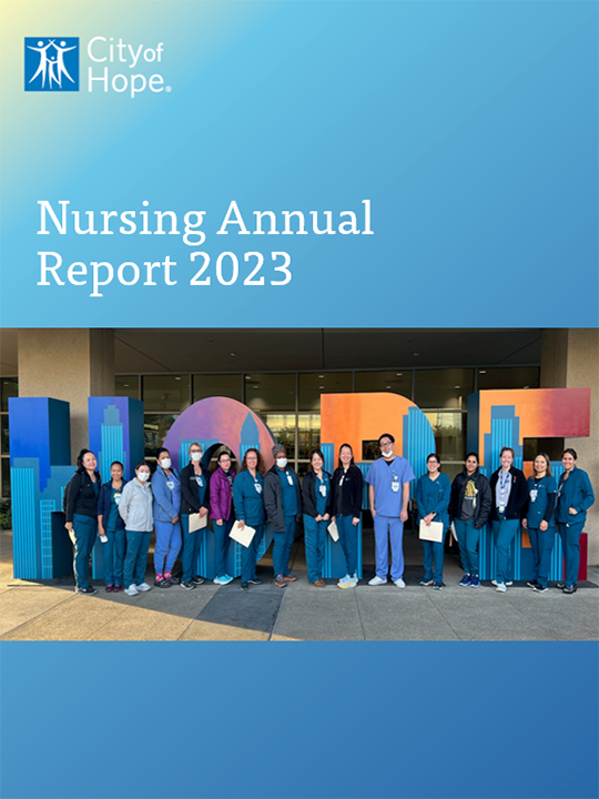 cover of Nursing Annual Report 2023