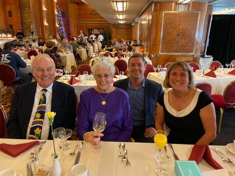The Edmonds family: Dave, Sylvia, Neil and his sister Samantha.