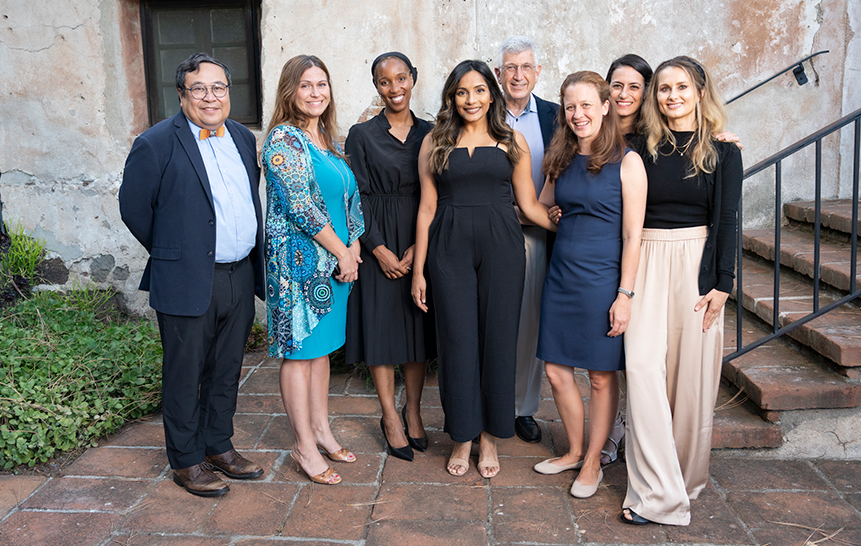 Breast & Surgical Oncology Grad Dinner group photo