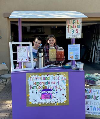 Maya and Jacob Lemonade Stand