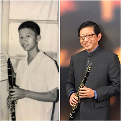 Charlie Zhang at 17 years old and current with clarinet