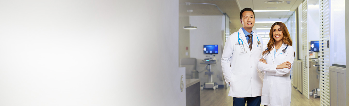 Infusion doctors Christian Lu and Nikki Zahabi