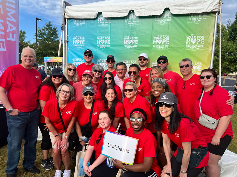 S.P. Richards team at Walk for Hope, 2024