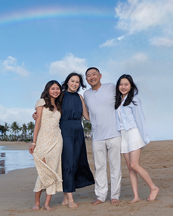 Gabrielle Kim and Family