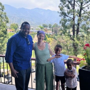 Jennifer Njathi and family