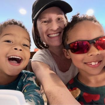 Jennifer Njathi and two sons