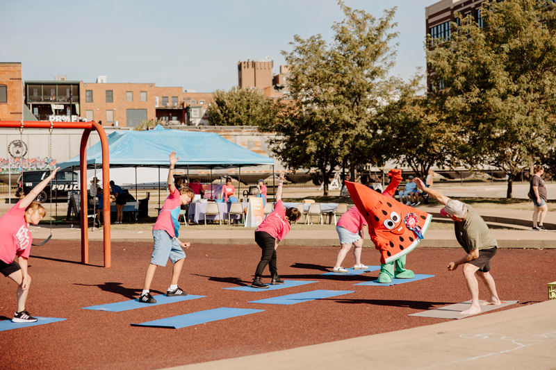 Muscatine Wellness Fair Yoga 2025