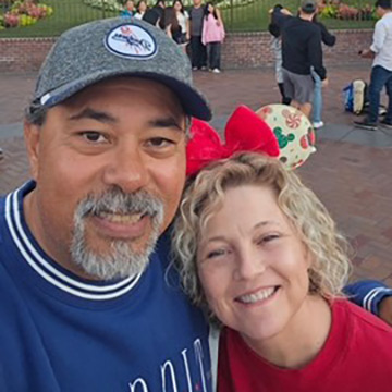 Jodi Cruz and her husband