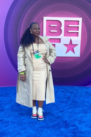 Amber Mike at BET event