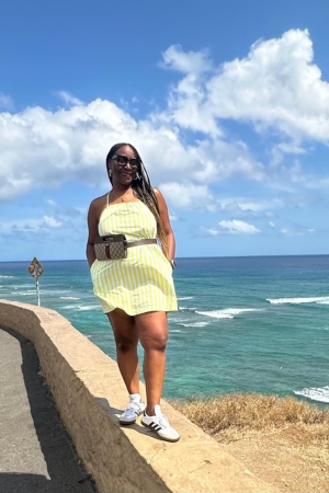 Amber Mike at beach