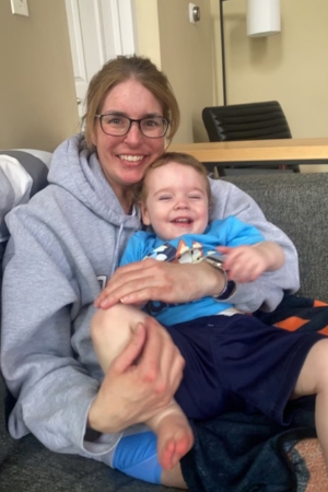Alyssa and Colin laughing