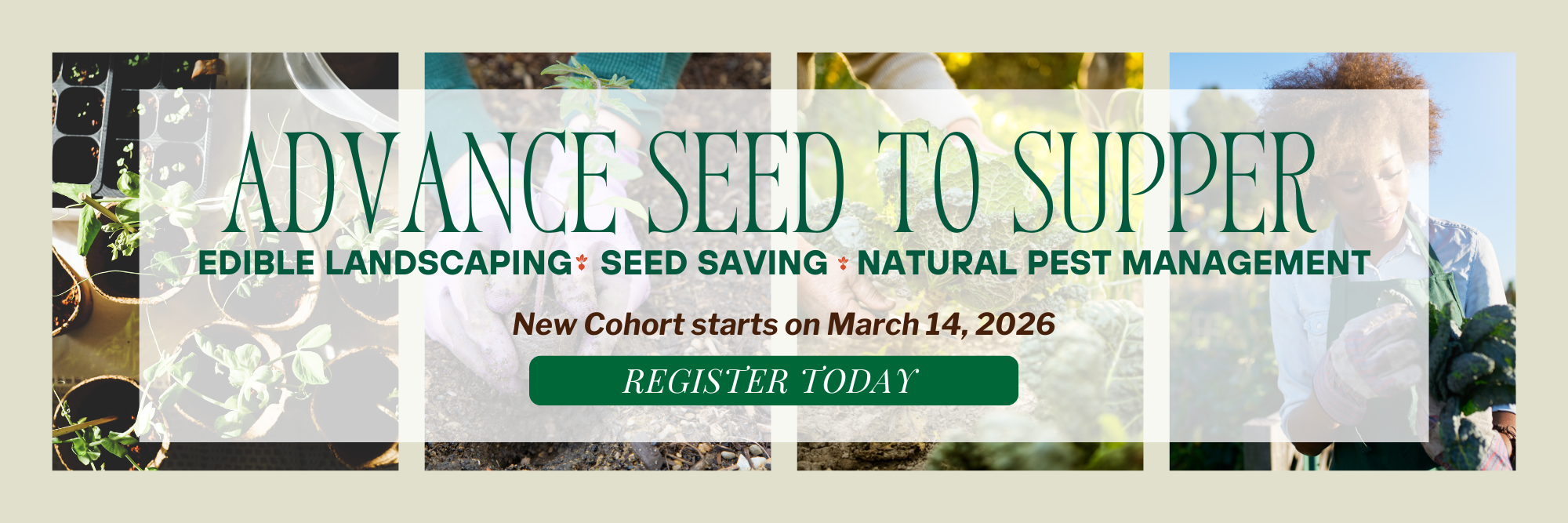 Garden of Hope Advance Seed to Supper March 14