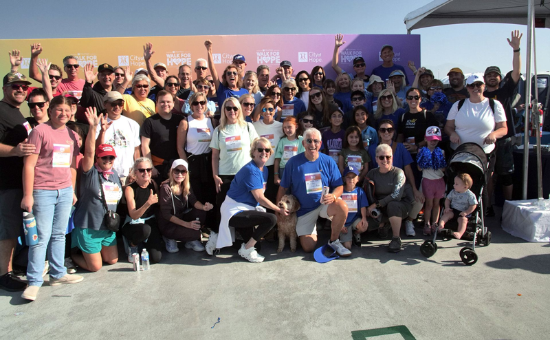 Group photo of Team LeeAnn at Walk for Hope.