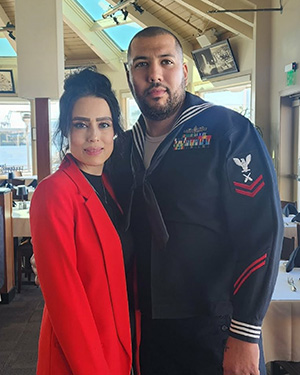 Jay Pena and mom