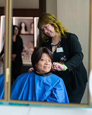 Beauty in Hope event grateful patient makeover
