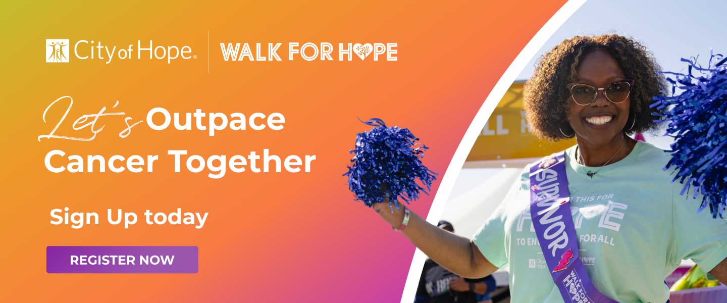 Let's Outpace Cancer Together Sign Up Today
