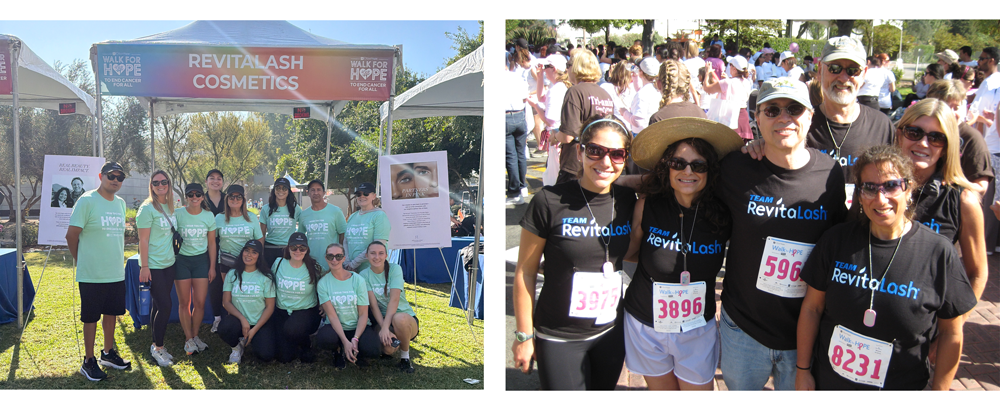 Revitalash Cosmetics Walk for Hope Teams