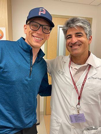 Dante Kargodorian and Dr. Herrera