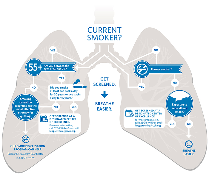 lung cancer info graphic