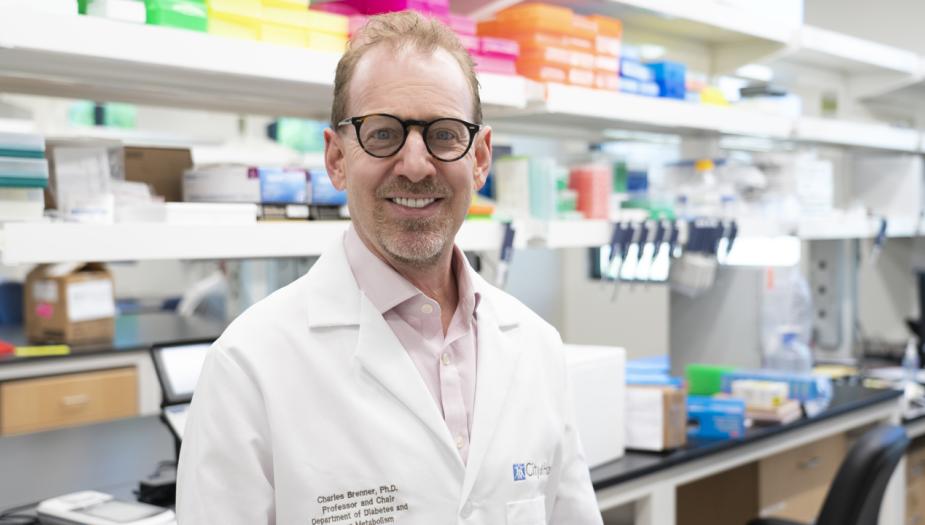 Charles Brenner, Ph.D. in lab