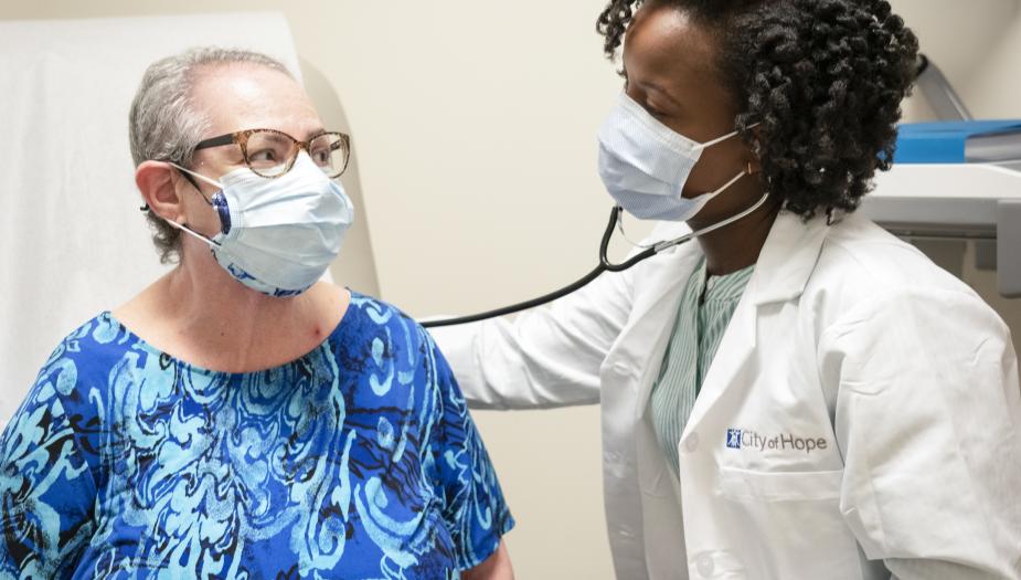 A V Clinic Dr. Bedell Barbara Gordon caring for a patient