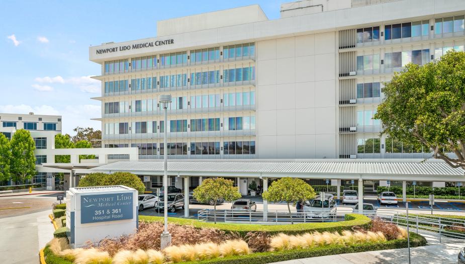 Exterior of City of Hope Newport Beach Lido Building
