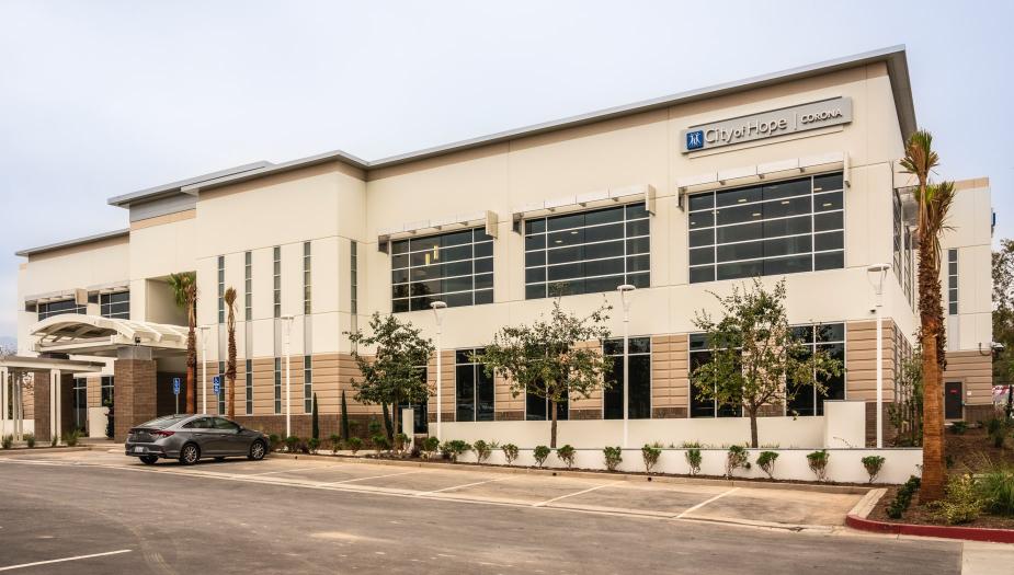 Exterior of Corona Cancer Treatment and Care facility