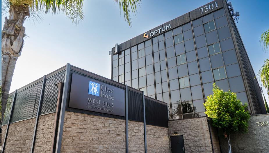 Exterior of City of Hope West Hills Building