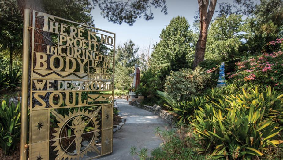 Golter Gate Inscription: There is no profit in curing the body if in the process we destroy the soul