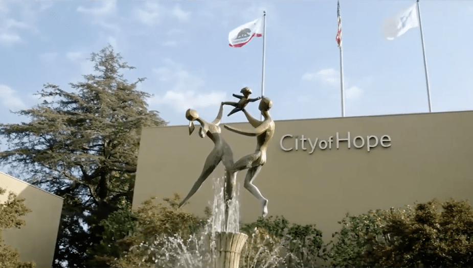 The Spirit of Life fountain on campus depicts two parents lifting a child with joy