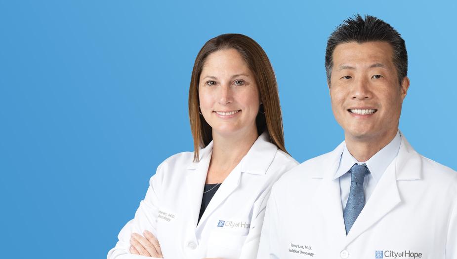 Doctor Amanda Schwer, M.D., and doctor Percy Lee, M.D.