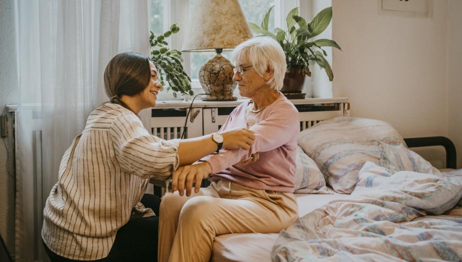 Cancer patient and caregiver