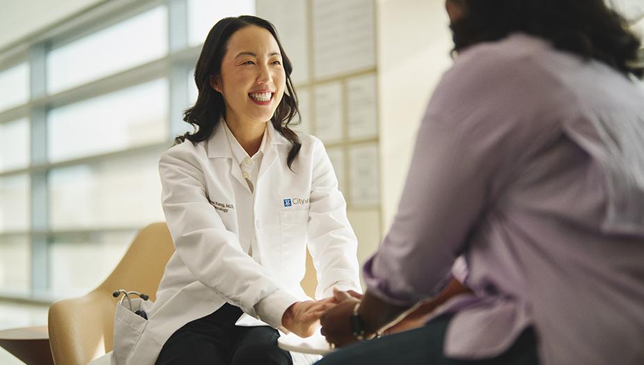 Irene Kang, M.D. and Grateful Patient Kommah McDowell